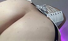 chubby employee in wife's corset gets rough fucked doggy and creampied like prostitute