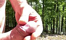 clitlicker662's wild forest flash and sloppy outdoor fun 😈🌳💦