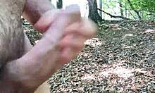 clitlicker662's wild forest flash and sloppy outdoor fun 😈🌳💦