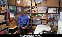 Horny Mall Cop Pounds Big Tits Shoplifter Jade Amber Hard