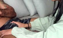 hey you ever seen a brazilian bodybuilder roommate flash her heels and dildo first time?