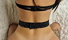 Girlfriend's Ass Filled with Cum After Wild Bent-Over Anal Creampie