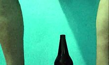 i'm fingering my rich juices out with this bottle spanking my curvy latina body too