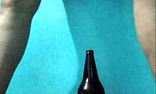 i'm fingering my rich juices out with this bottle spanking my curvy latina body too