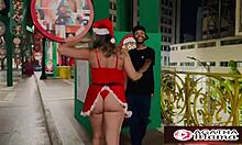 agatha mama spots mommy noel milf brazilian on street pulls her into quick anal toy play