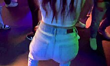 Risky Club Stranger Fuck: Skinny Redhead Pigtails Toilet Fingering Cowgirl Dancing!