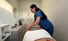 hey nurse your oiled massage has my cock throbbing fuck me now