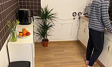 stepmom begs for my hot cum dripping down her sheer pantyhose legs