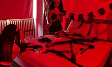 witch nuns and demon girls lost in wild halloween lesbian orgy passion