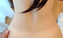 Girlfriend's Ass Filled with Cum After Wild Bent-Over Anal Creampie