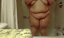 SSBBW Xutjja's Tempting Shower Turns into Smooth Shave Tease