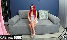 that time sexy redhead latina got her pussy railed in bikini shoot