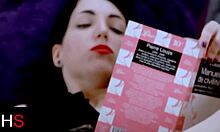 Sexy Lingerie Brunette Teen Rides Doggystyle Bent Over Swallows Cum After Rimjob