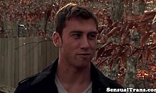 Latina Shemale Deepthroats Before Anal Pounding.