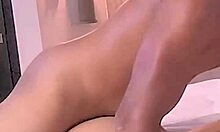 Motel Tryst with Skinny Tanned Brunette Turns Wild Doggystyle Orgy