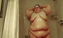 SSBBW Xutjja's Tempting Shower Turns into Smooth Shave Tease