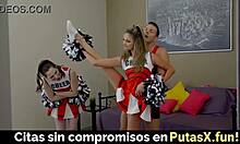 Bff spots stepbro filling sister's pussy with cream