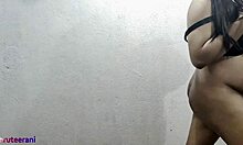 Indian Shemale Crossdresses In Denim Bikini