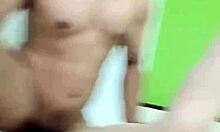 Tight pussy thai milf rides young cock hard