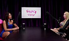 she shares anal sex tips cums quick dreams of gangbang cuckold sees wide open ass deny barbie in sheer red