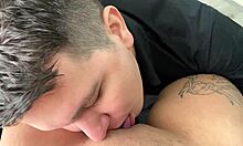 i invited my hot college latina roommate friend over for creampie fuck in dorm she's petite slut riding cowgirl