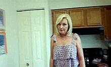 Housewife Pays with Shaved Pussy in Bent Over Doggystyle After Teasing Striptease