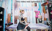 tattooed skinny pair big dick sloppy foursome anal atm riding orgasm