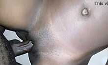 hear how african teen's shaved pussy gets pounded hard