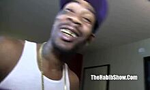 Amateur ebony savannah rose's first time with ghetto trapstar slimpoke's monster black cock ripping clothes.