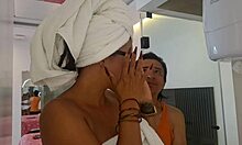 that creepy old dude can't resist pounding his busty latina stepdaughter's curves