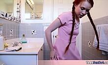 i can't believe how this tiny redhead pussy stretches so rough