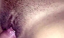 Stepsister from USA arrives in Spain with lollipop on her big natural tits, I fuck her hard