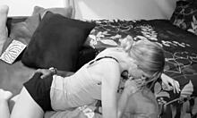 hey college professor milf slurps big black cock deepthroat bent over doggystyle cumshot facial