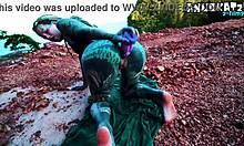 teasin my shaved ass an pussy with anal dildo... masturbatin til i gotta piss so bad!!