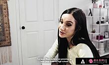 jazmin luv cheers up lily larimar during all girl massage session with sensual touches