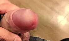 quick public handjob stroke in the shopping toilet