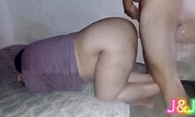 caught the fat juicy babe doggystyle but who spread her wide next?