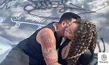 Skinny latina housewife skips run to fuck park stud Tony Tigrao.