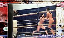 My heart races watching european lezzies wrestle naked