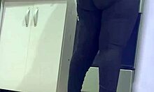 hidden cam catches housekeeper's big fat bbw ass peeking out