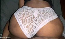 nasty quickie ends with creampie in wet big ass