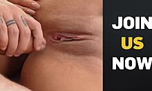 wanna see russian teen couple drill all holes on train?