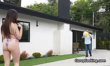 Curvy Bikini Babe Craves Hardcore Thrusts From Fat Cock