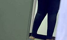 hidden cam catches housekeeper's big fat bbw ass peeking out