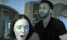 Old Man Fucks Petite Teen Despite Her Pain