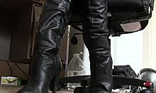 I fucked him senseless in boots and used his ass