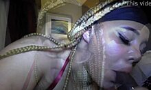 yellowbone shi lafox slams bbc her big ass booty shakes giant tittys jiggle