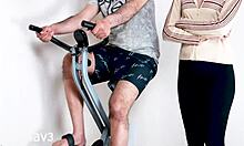 Desi gym lady moans hard from stranger's deep cock thrusts