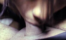 Pretty Mexican babe's face glazed with hot load