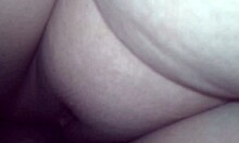 Curious argentinian wife experiments with huge dildo stretching her tight ass wide open